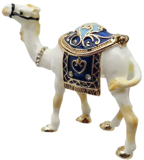 metal camel jewelry box|Camel Jeweled Trinket Box with Austrian Crystals, White.